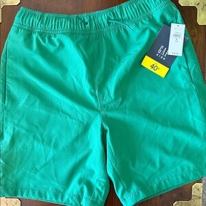GAP kids Vibrant Green swim Shorts
